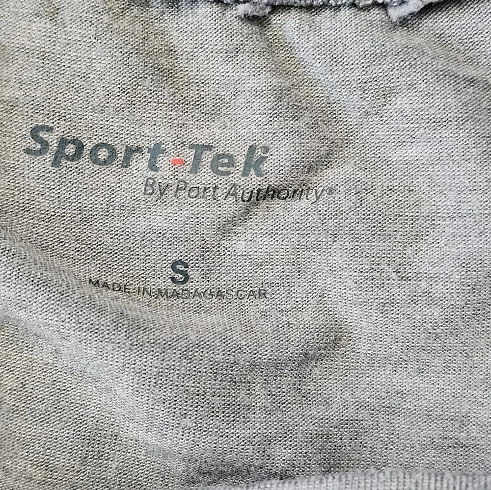 Sport-Tek Grey Dont Tread On Me Tee S Athletic Fit Statement Streetwear Rare - Picture 4 of 7